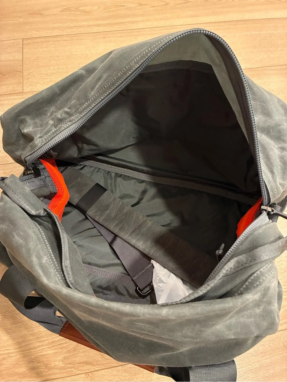 NWT GORUCK Heritage Kit Bag 32L Duffel Charcoal Gray W/ Shoulder Strap